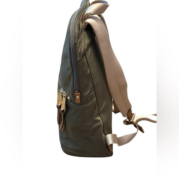 Michael Kors Olive Nylon Backpack - Picture 3 of 16